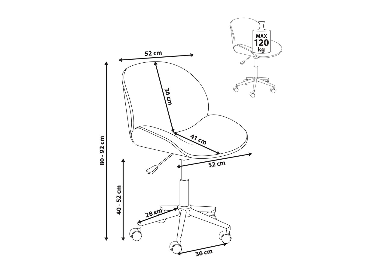 Biroja krēsls 602670