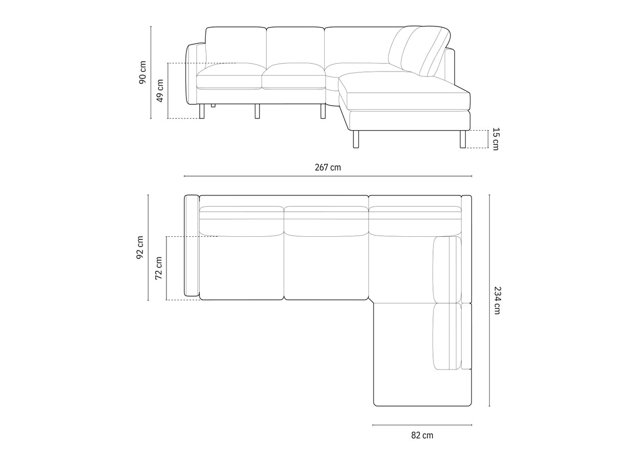 Stūra dīvāns 602771