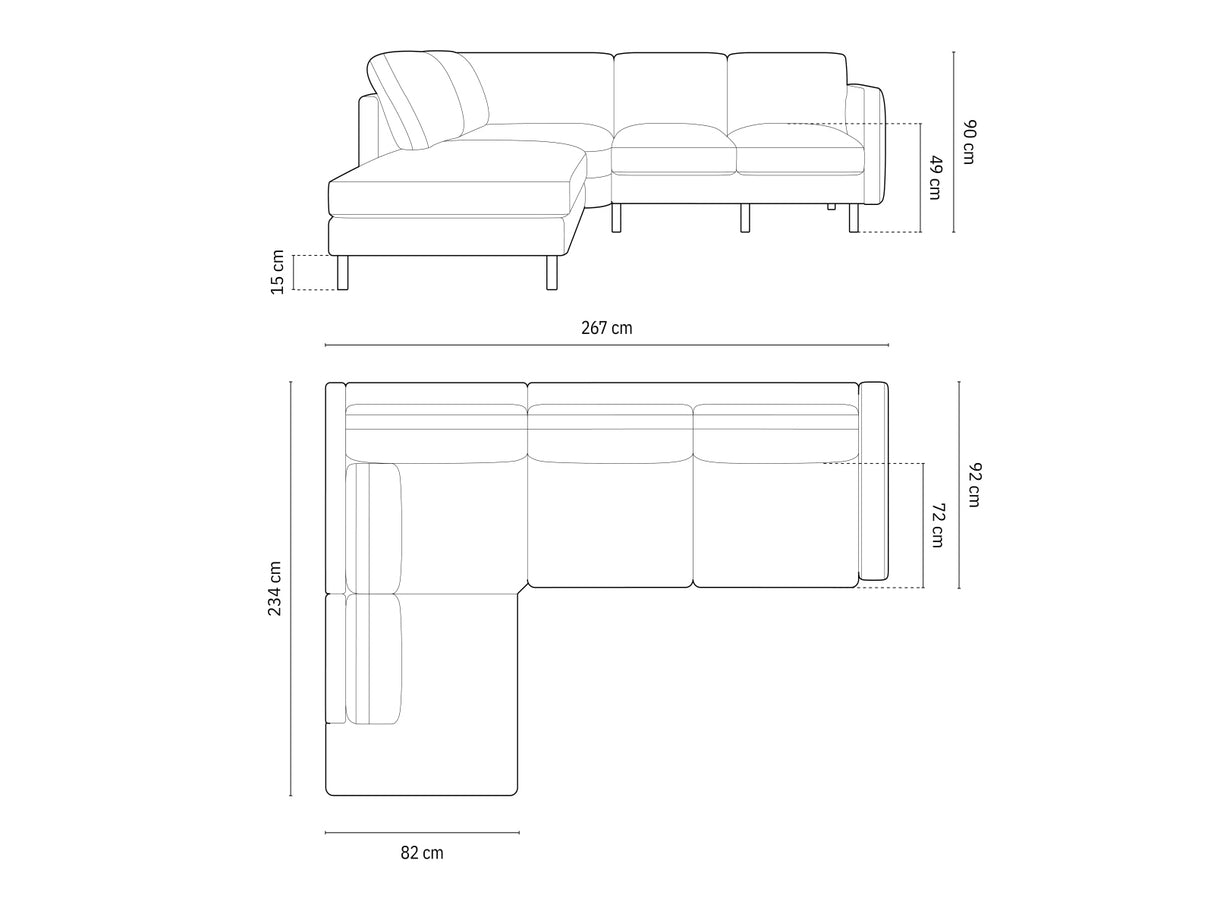 Stūra dīvāns 602771