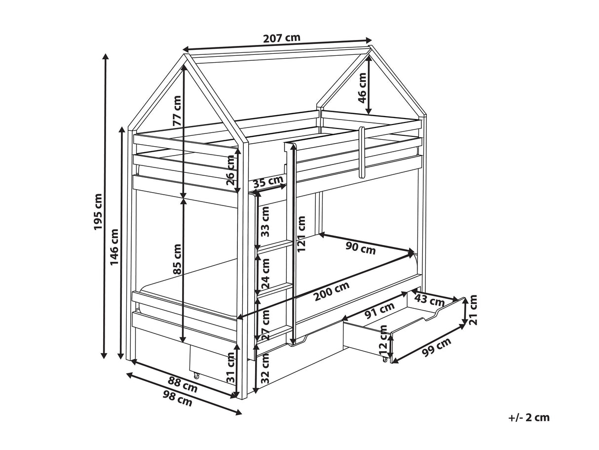 Divstāvu gulta 603025