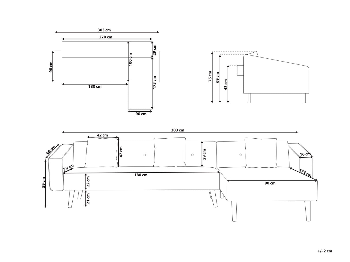 Stūra dīvāns 529412