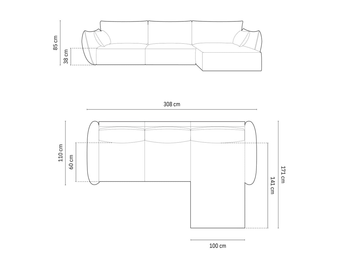 Stūra dīvāns 603649