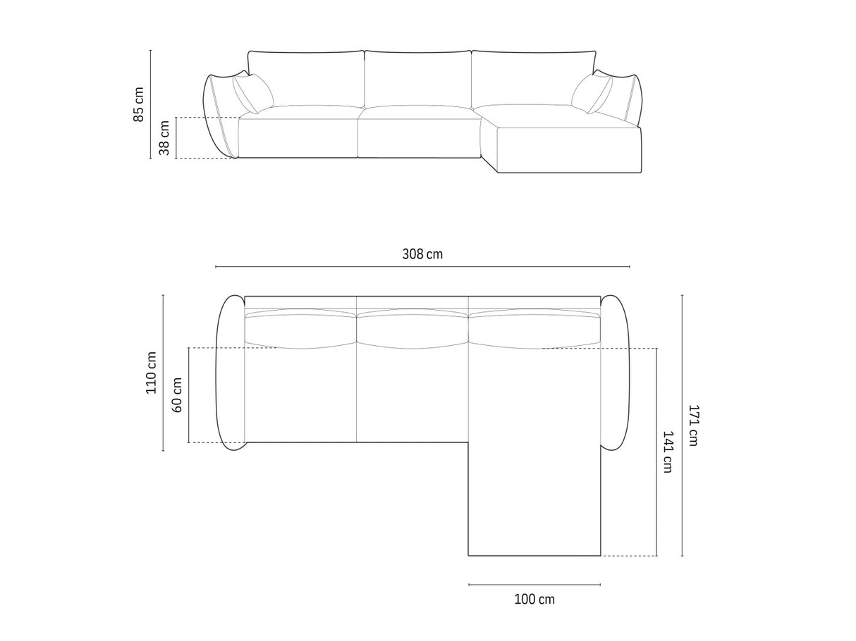 Stūra dīvāns 603649