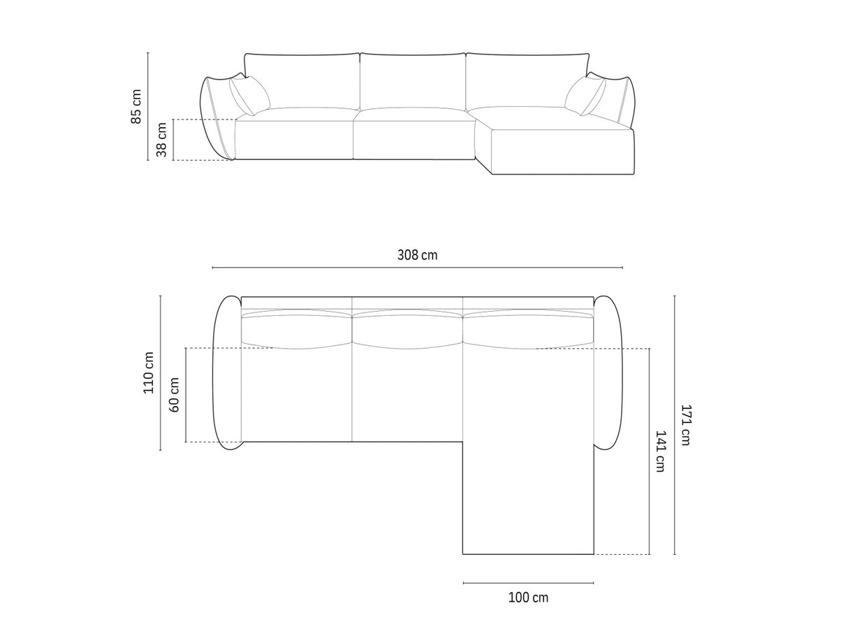 Stūra dīvāns 603649