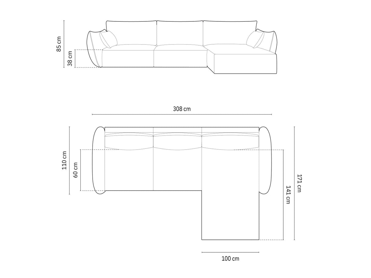 Stūra dīvāns 603649