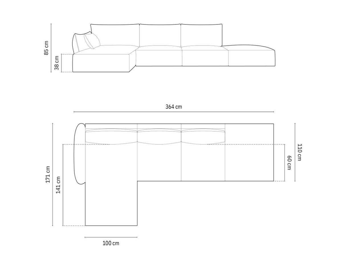Stūra dīvāns 603747