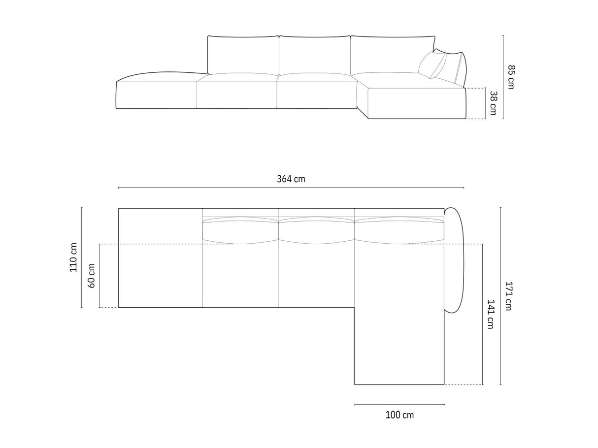 Stūra dīvāns 603747