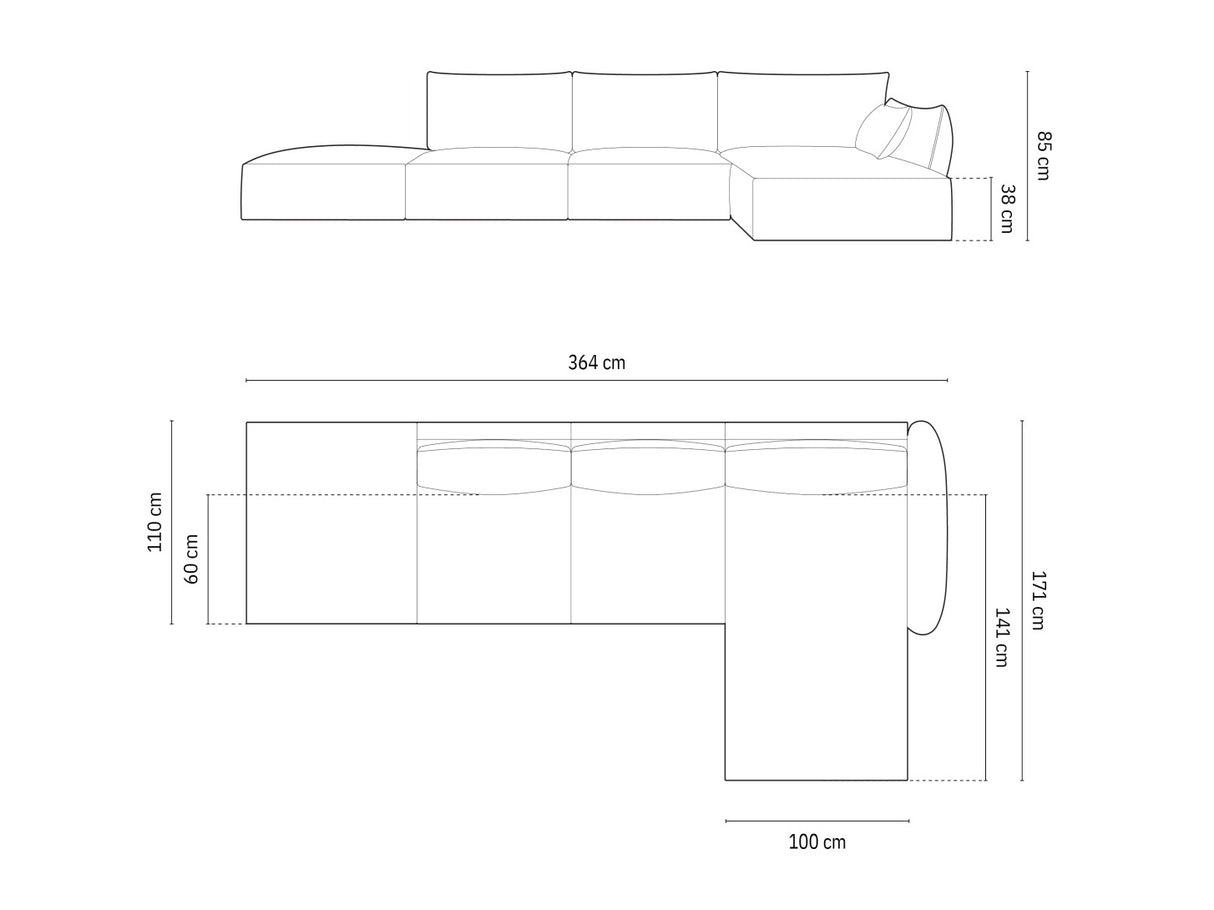 Stūra dīvāns 603747