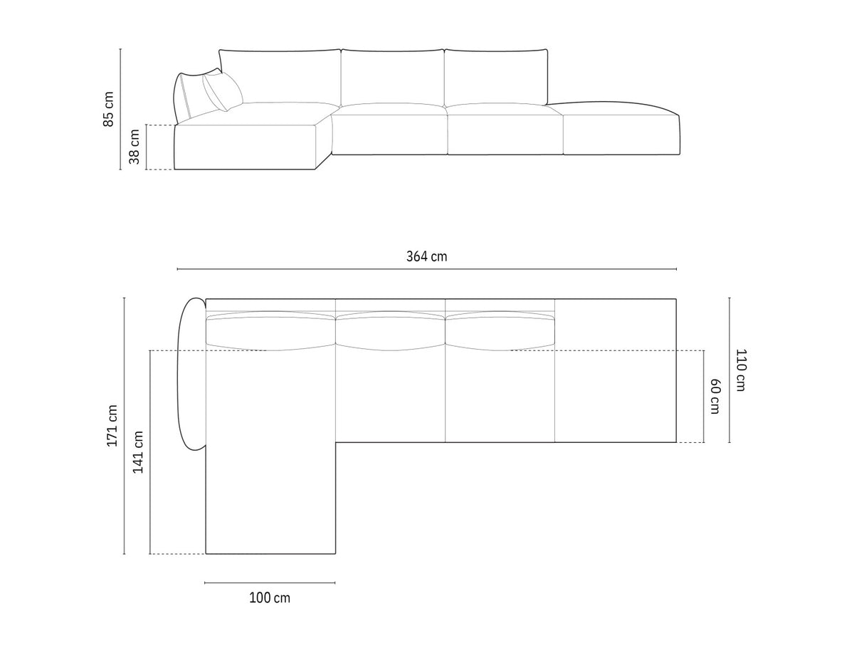 Stūra dīvāns 603747