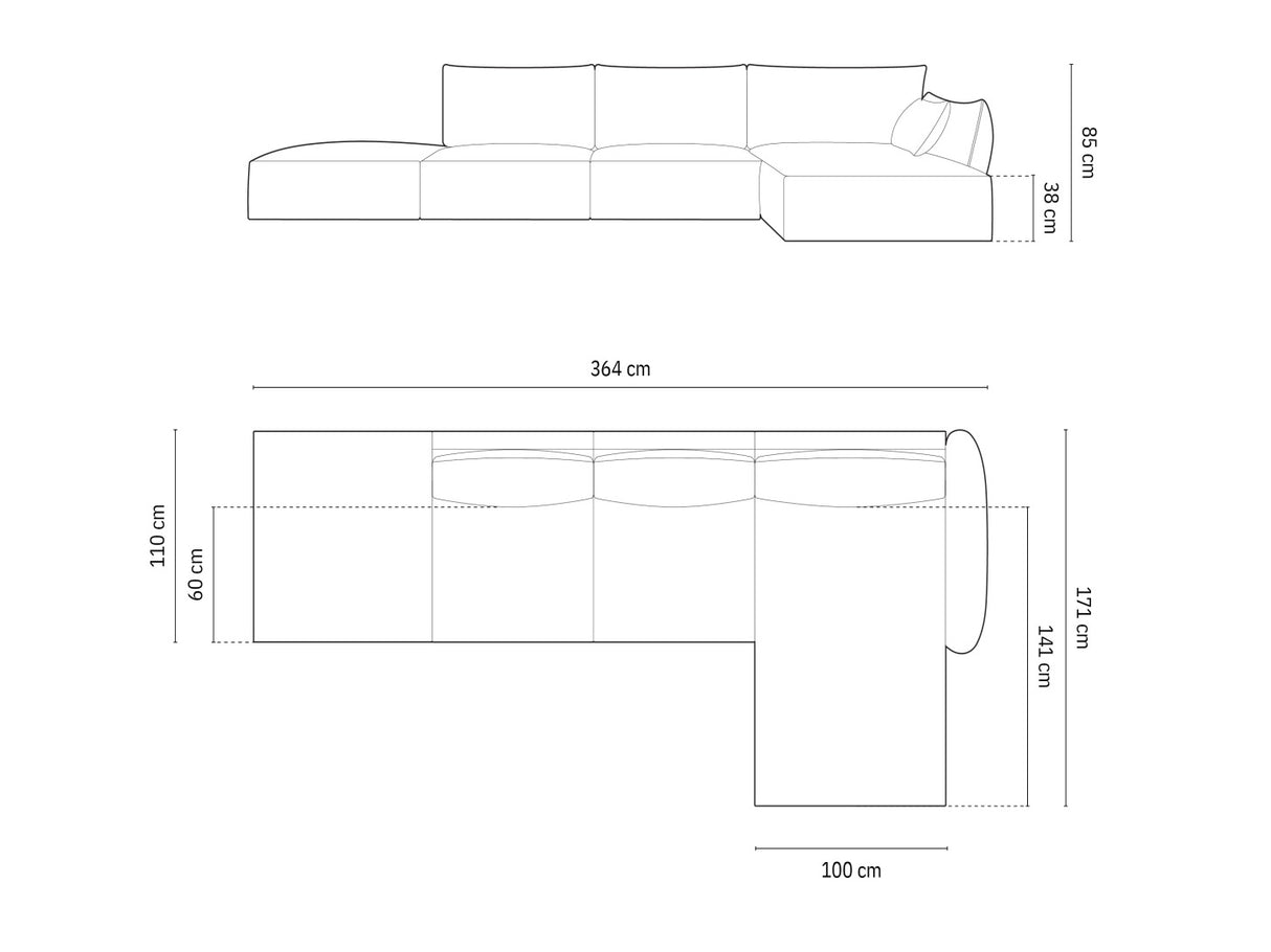 Stūra dīvāns 603747