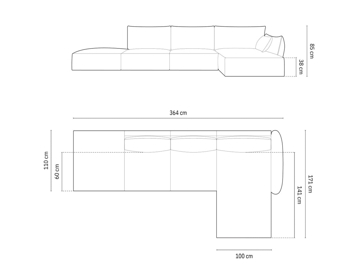 Stūra dīvāns 603747