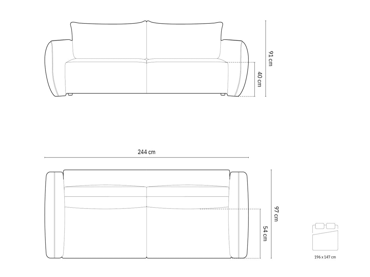 Dīvāns gulta 603783