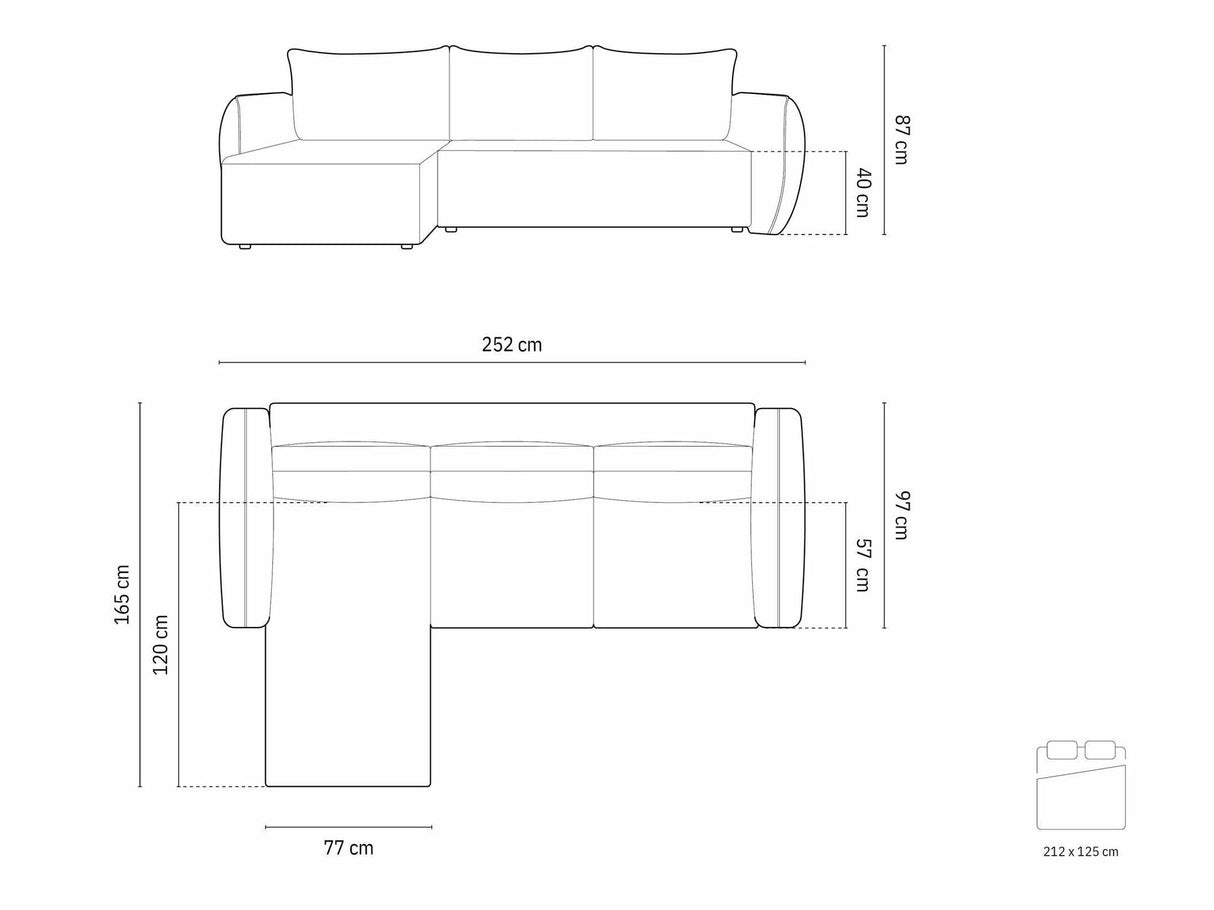 Stūra dīvāns 603800