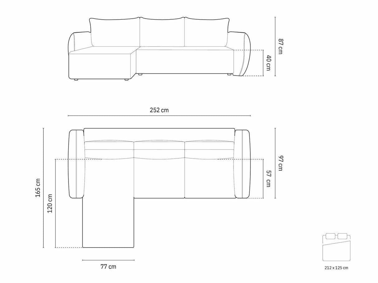 Stūra dīvāns 603800
