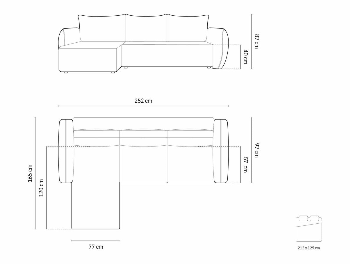 Stūra dīvāns 603800