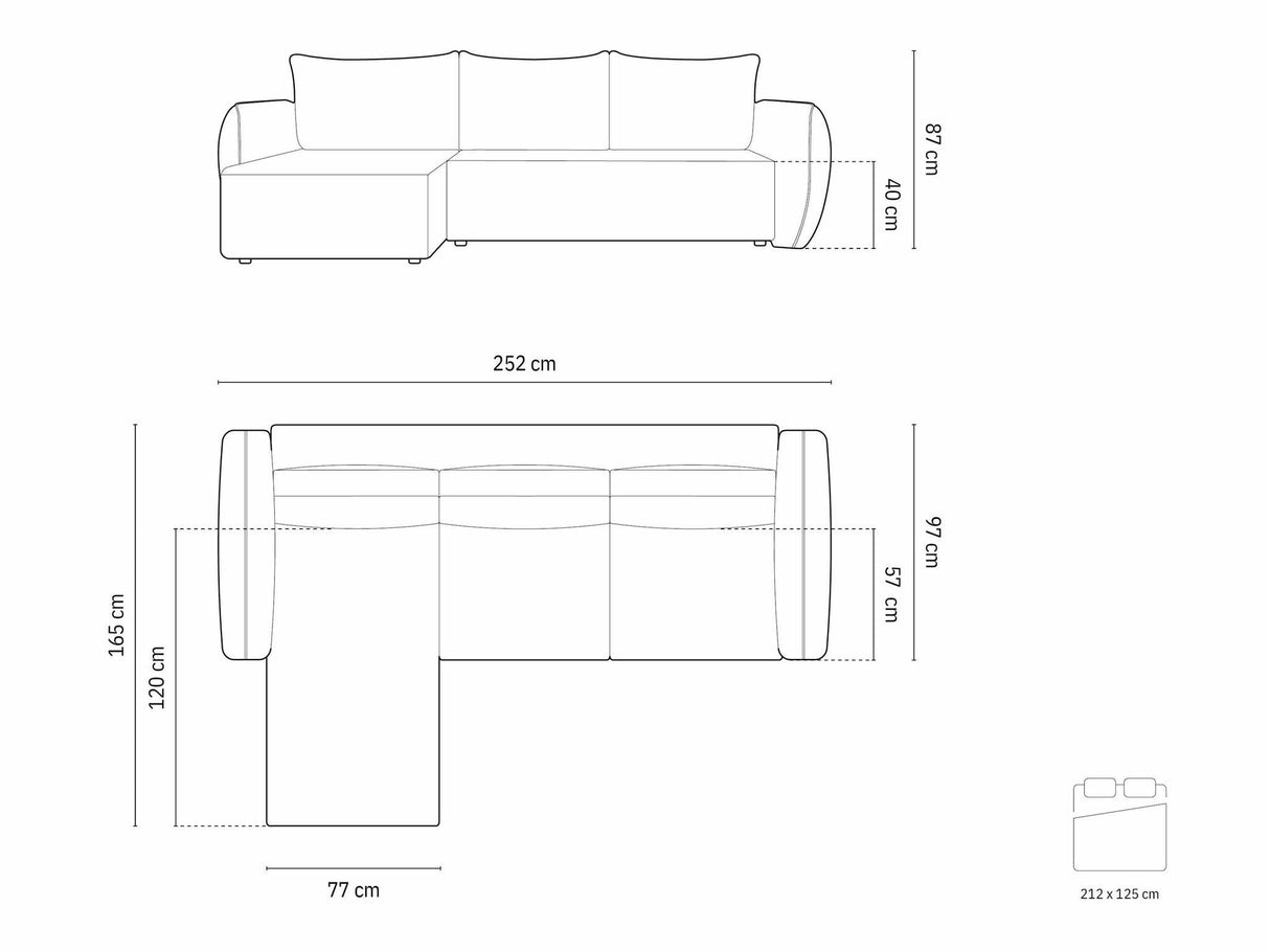 Stūra dīvāns 603800