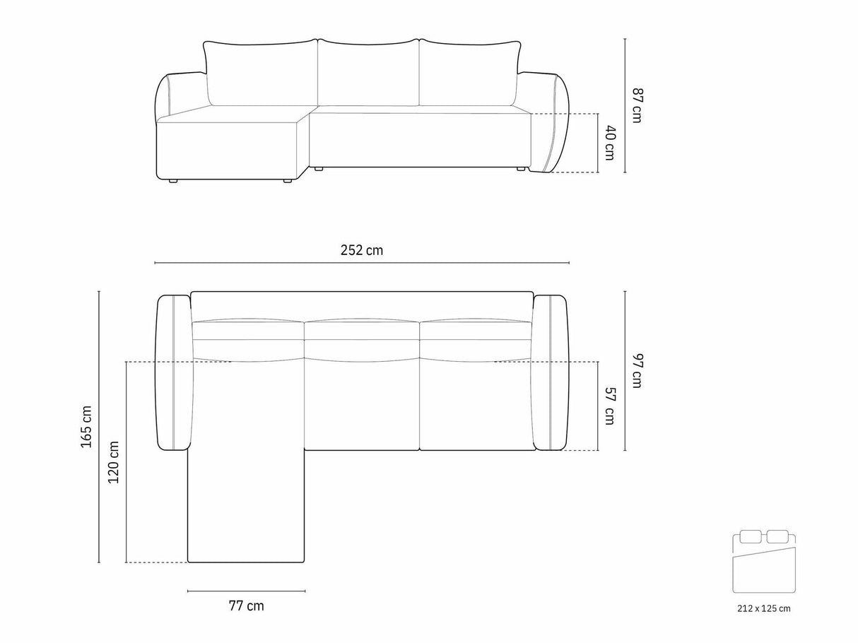 Stūra dīvāns 603800