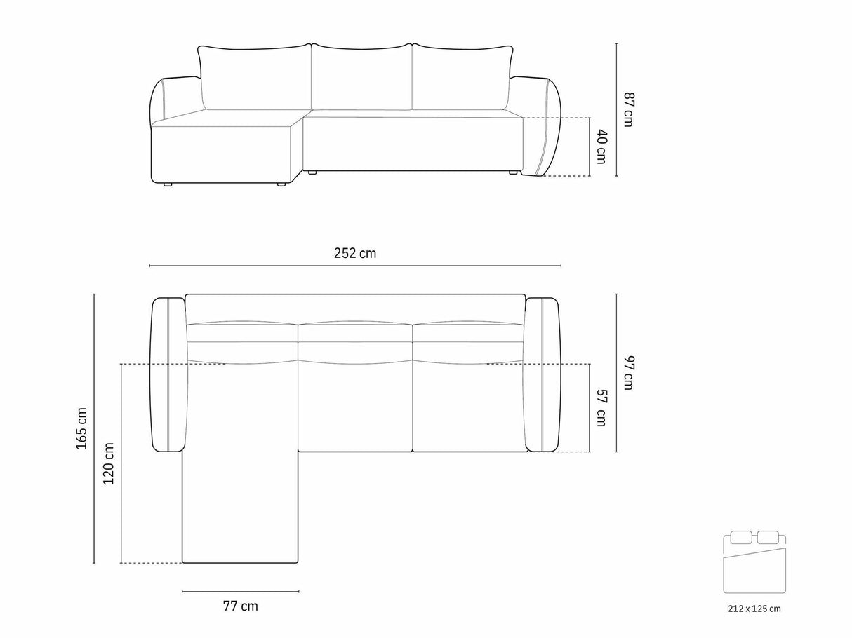 Stūra dīvāns 603800