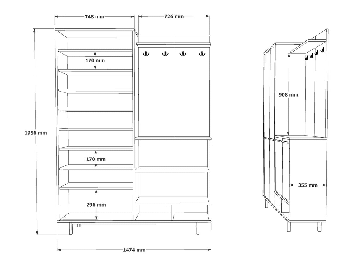 Priekšnama komplekts 603838