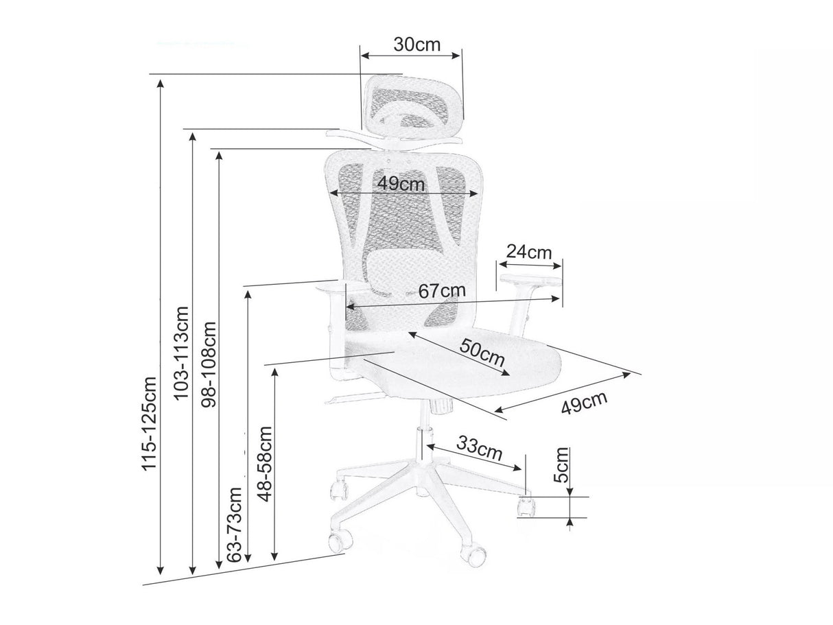 Biroja krēsls 604637
