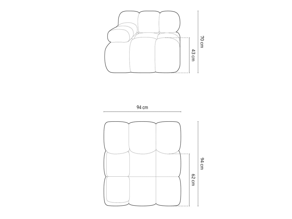 Moduļu krēsls 540154