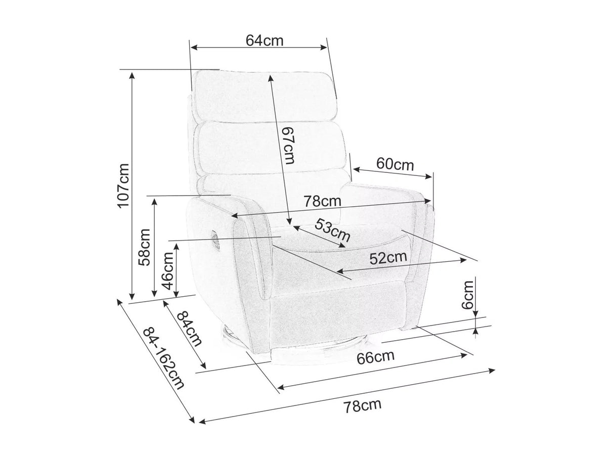 Krēsls reglainer 604739