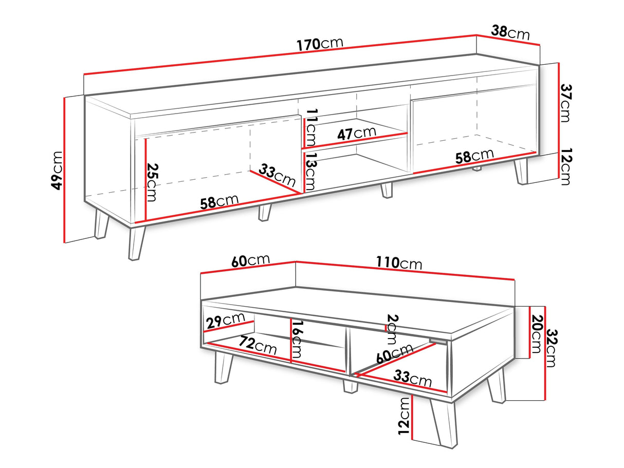 Viesistabas komplekts 604782