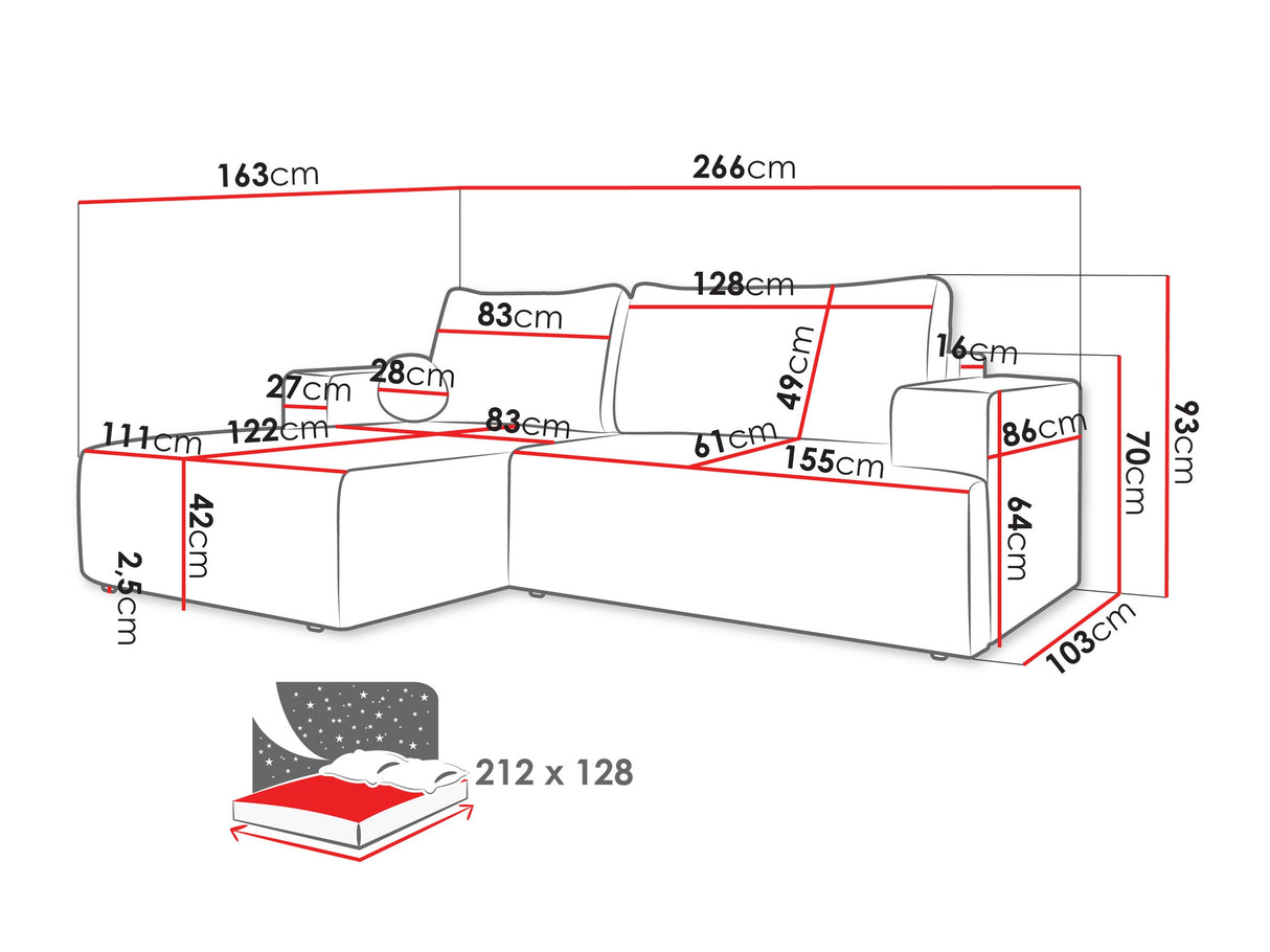 Stūra dīvāns 604948