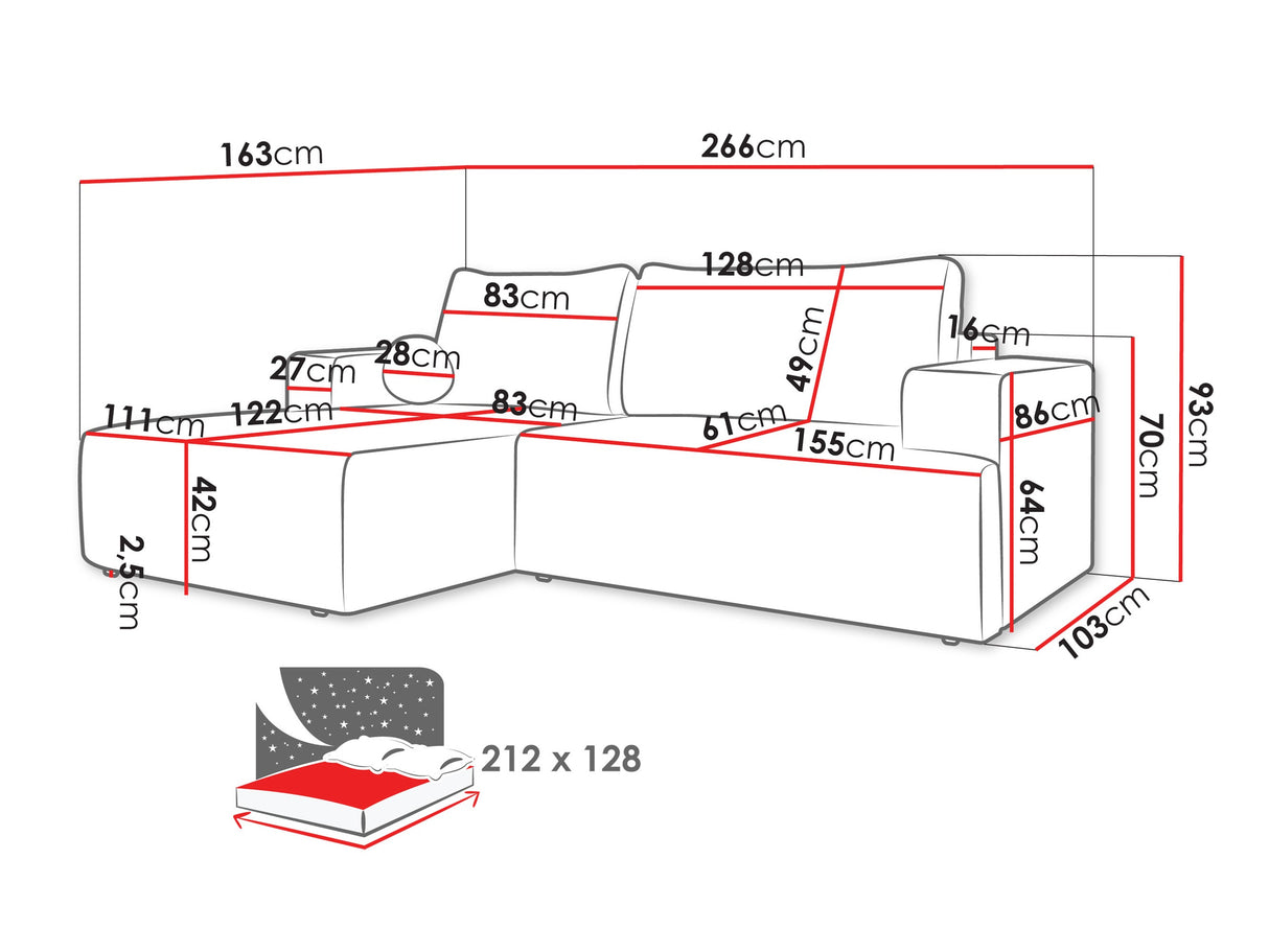 Stūra dīvāns 604948