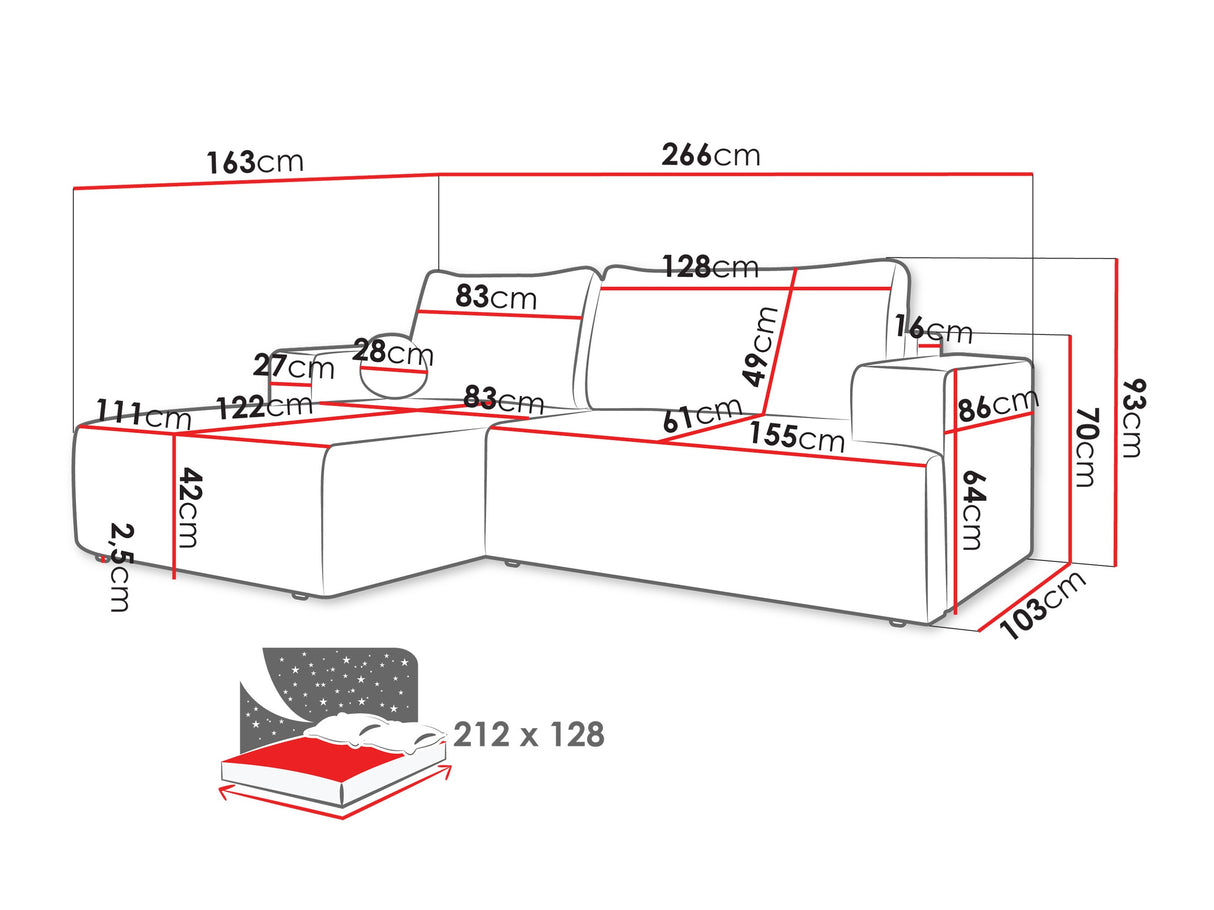 Stūra dīvāns 604948