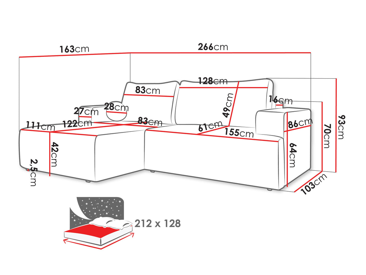 Stūra dīvāns 604948