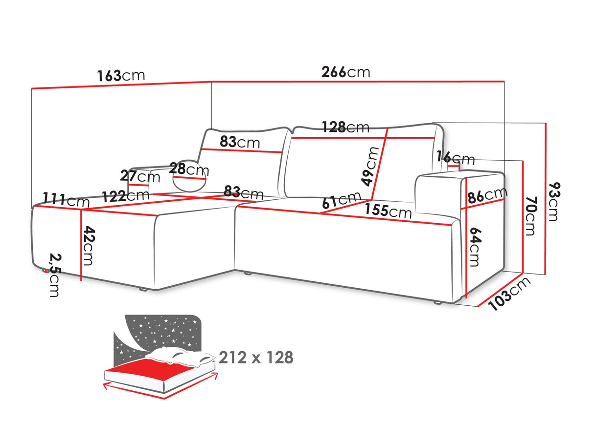 Stūra dīvāns 604948