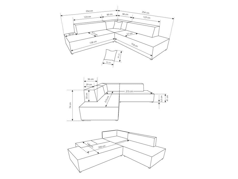 Stūra dīvāns 605138