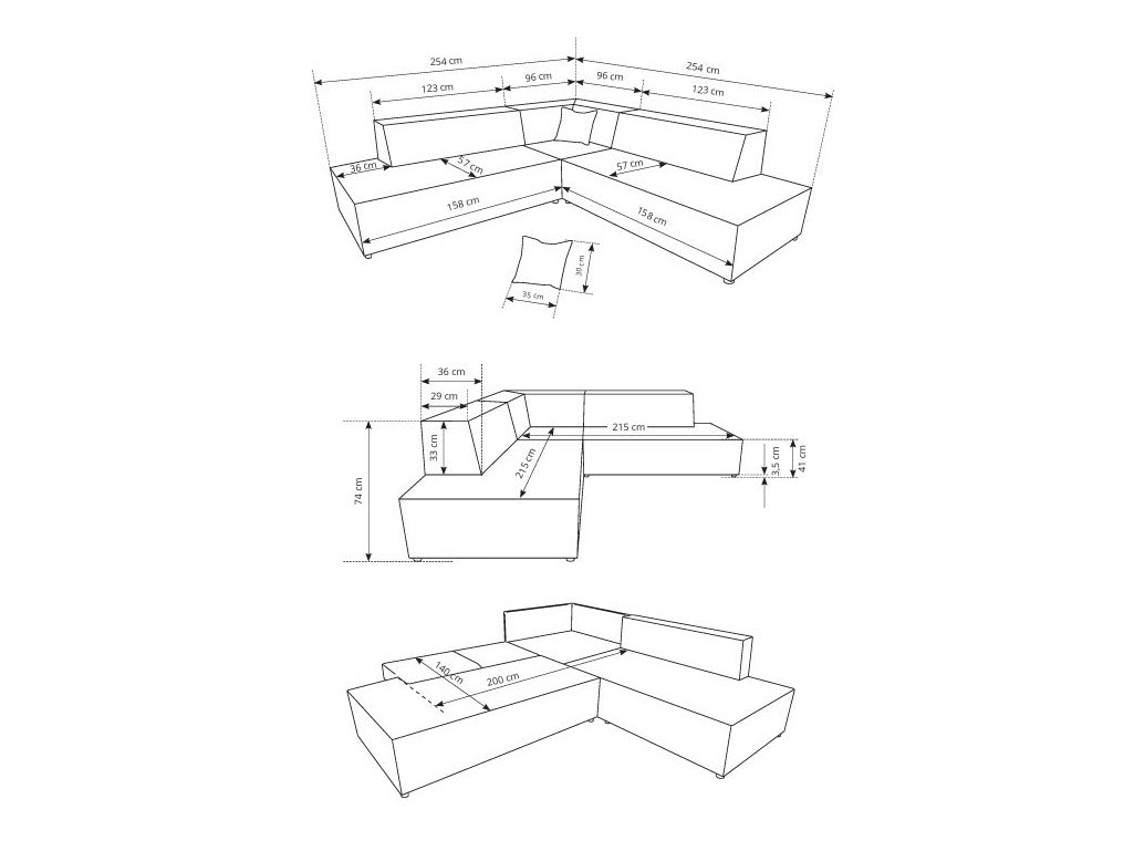Stūra dīvāns 605138