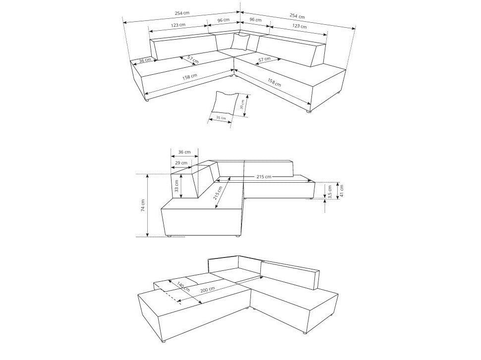 Stūra dīvāns 605138