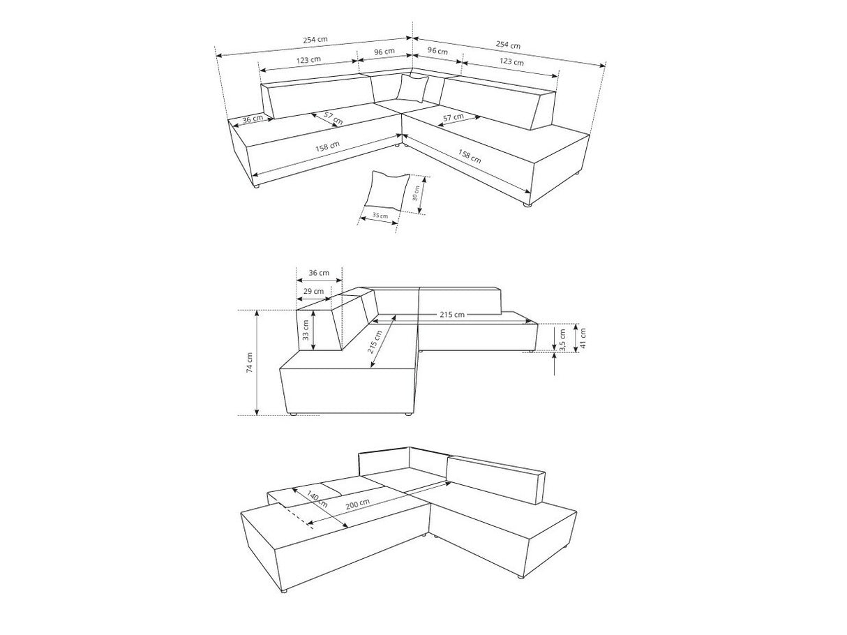 Stūra dīvāns 605138
