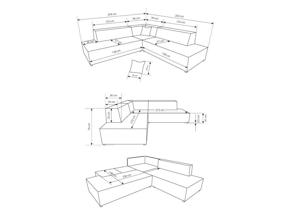 Stūra dīvāns 605138
