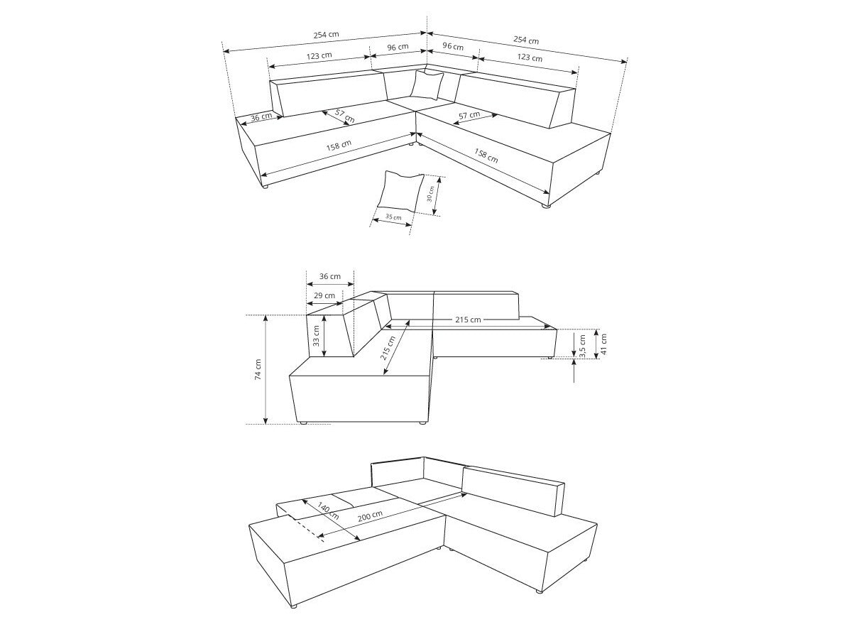 Stūra dīvāns 605138