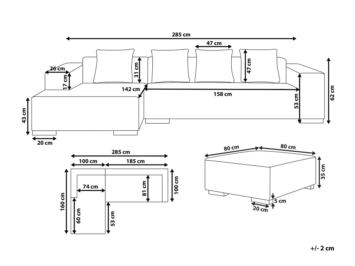 Mīksto mēbeļu komplekts 605331