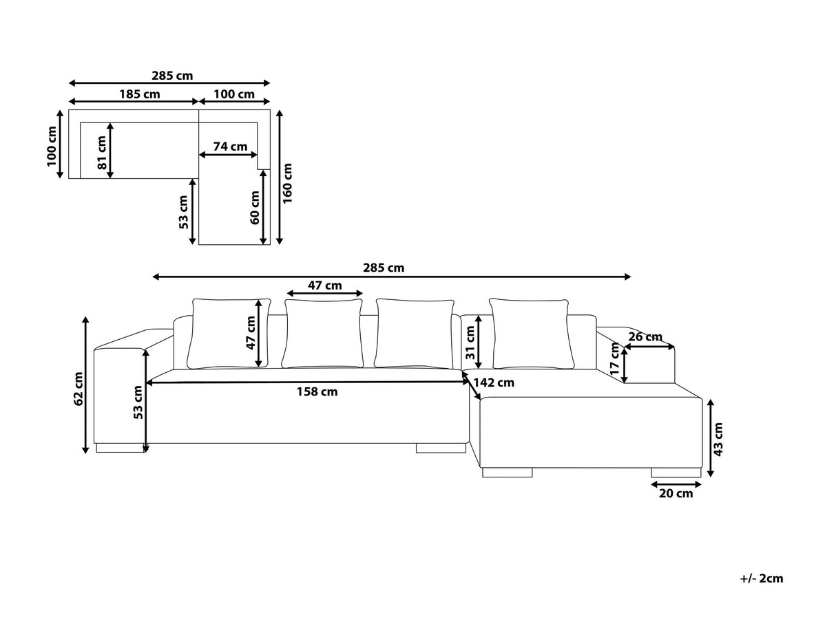 Stūra dīvāns 524743