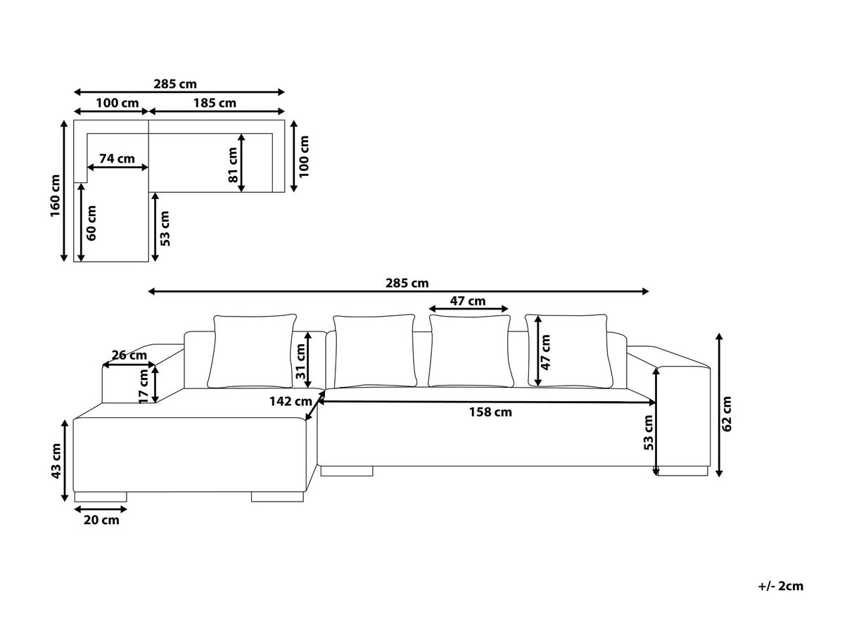 Stūra dīvāns 524743