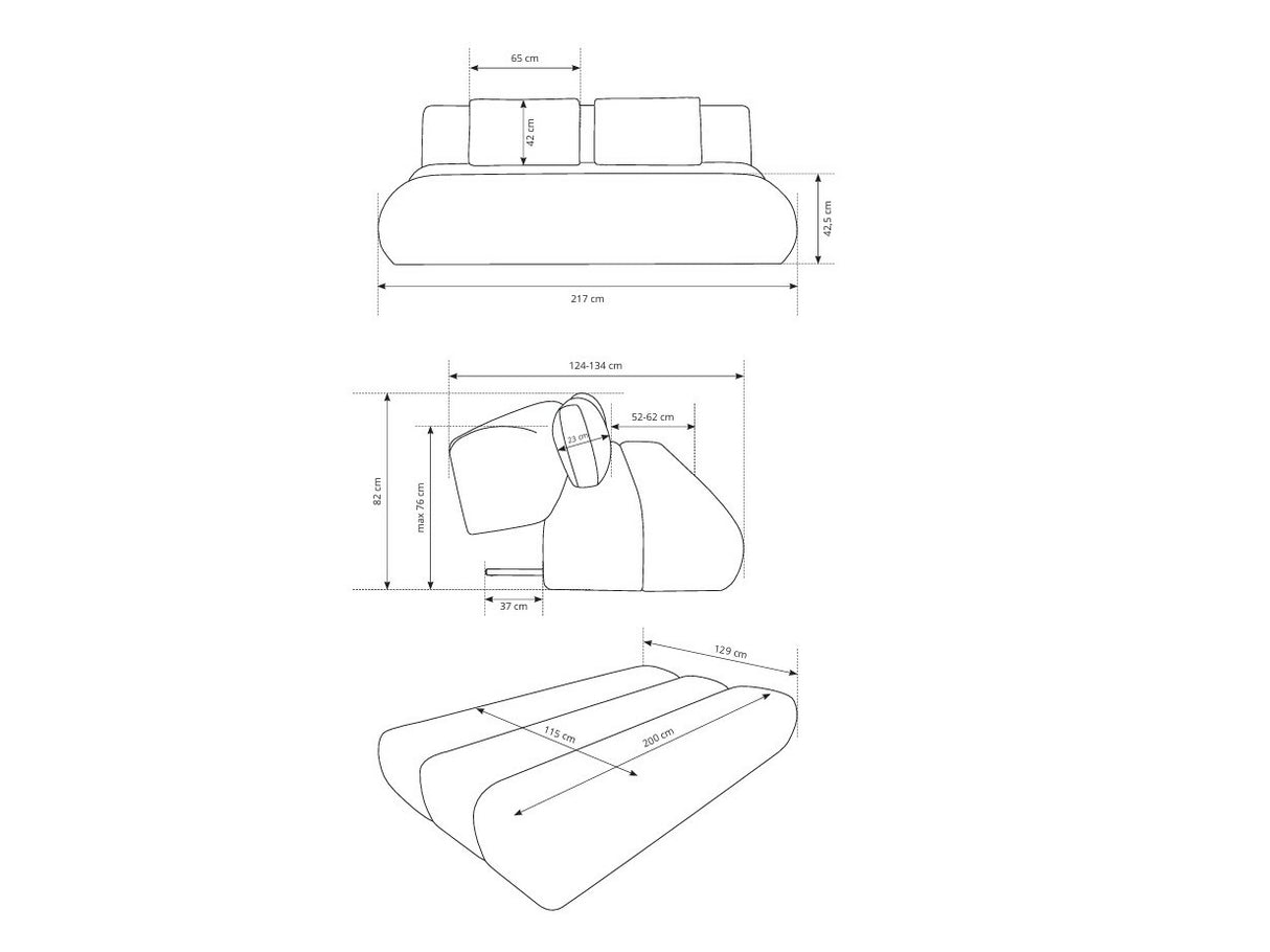 Dīvāns gulta 605418