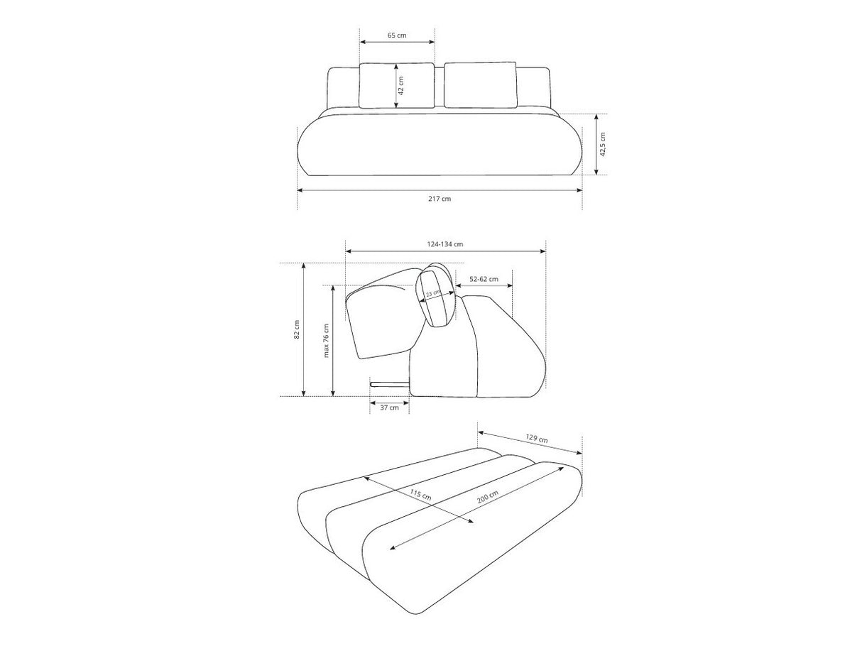 Dīvāns gulta 605418