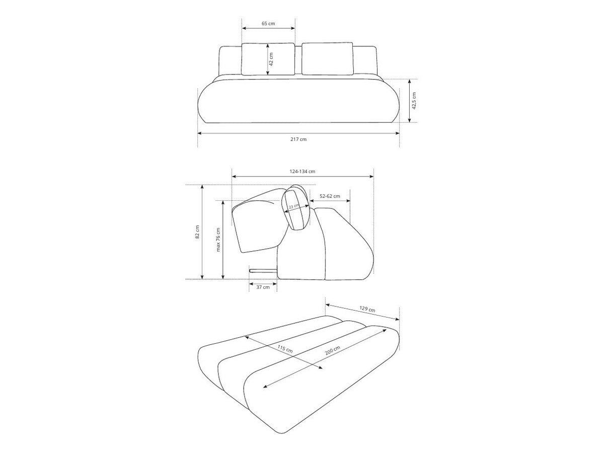 Dīvāns gulta 605418