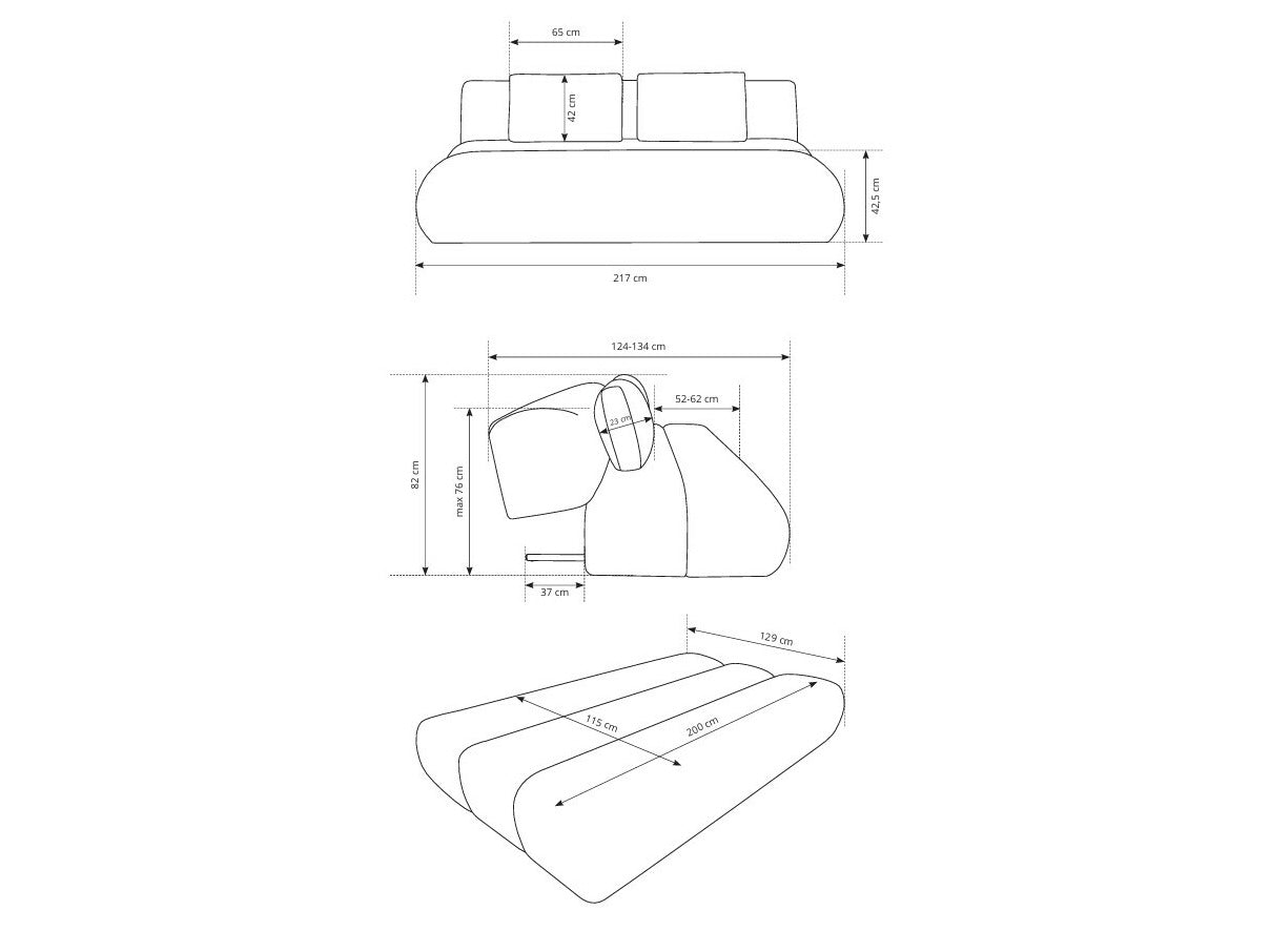 Dīvāns gulta 605418