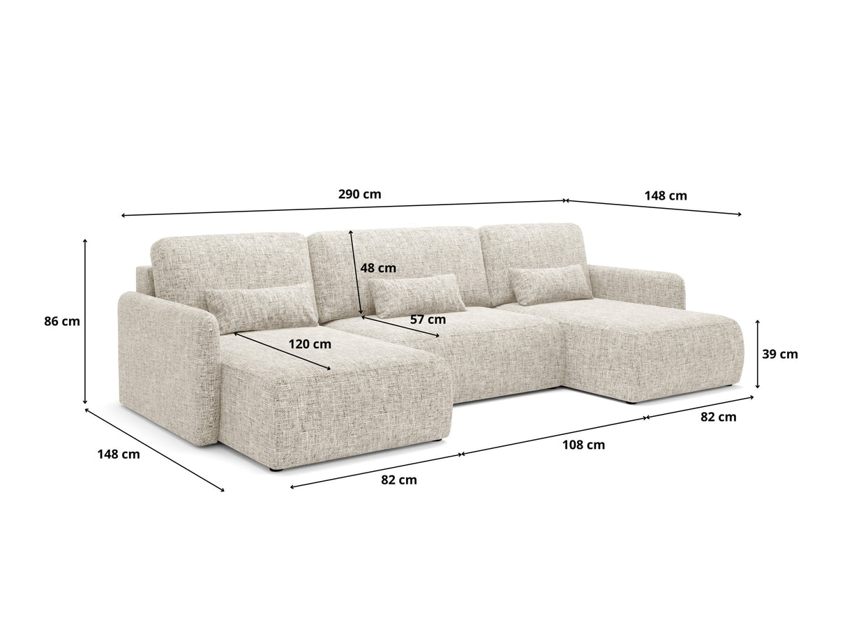 Stūra dīvāns 605957