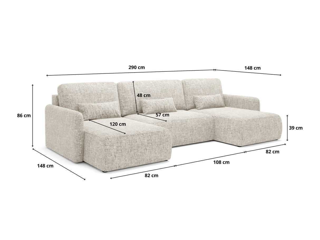 Stūra dīvāns 605957