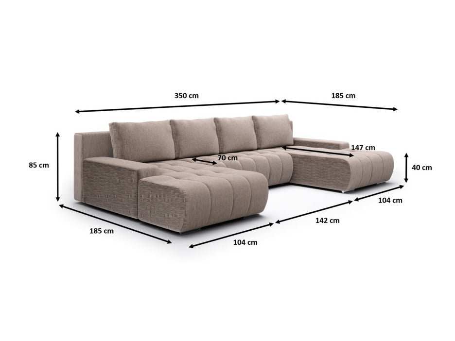 Stūra dīvāns 606023