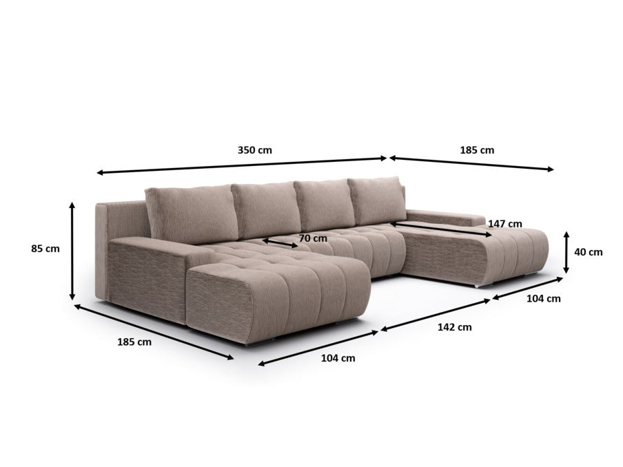 Stūra dīvāns 606023