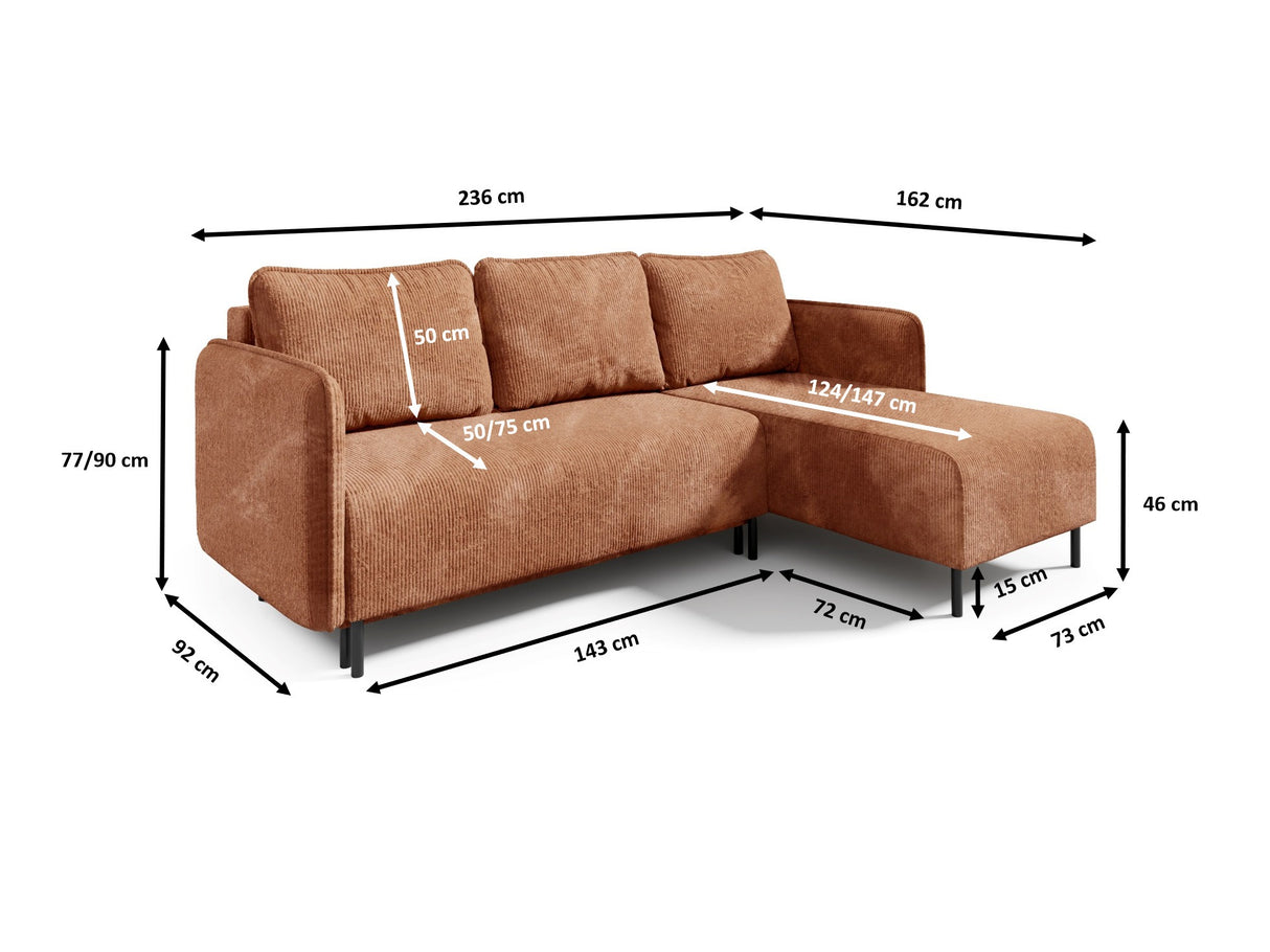 Stūra dīvāns 606104